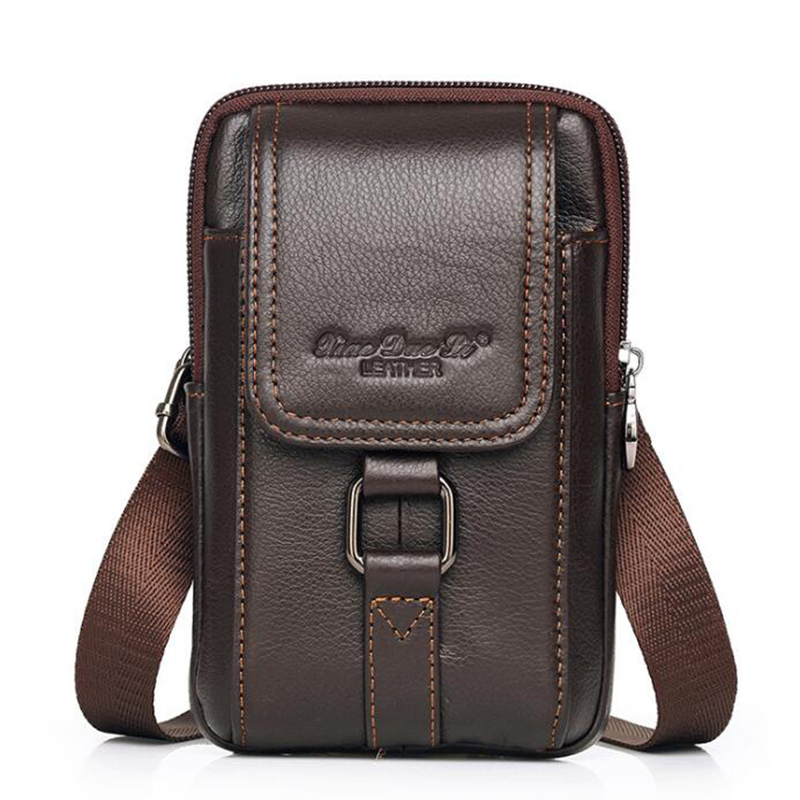 Leatherwork Belt - Tas selempang kulit asli pria, Dompet