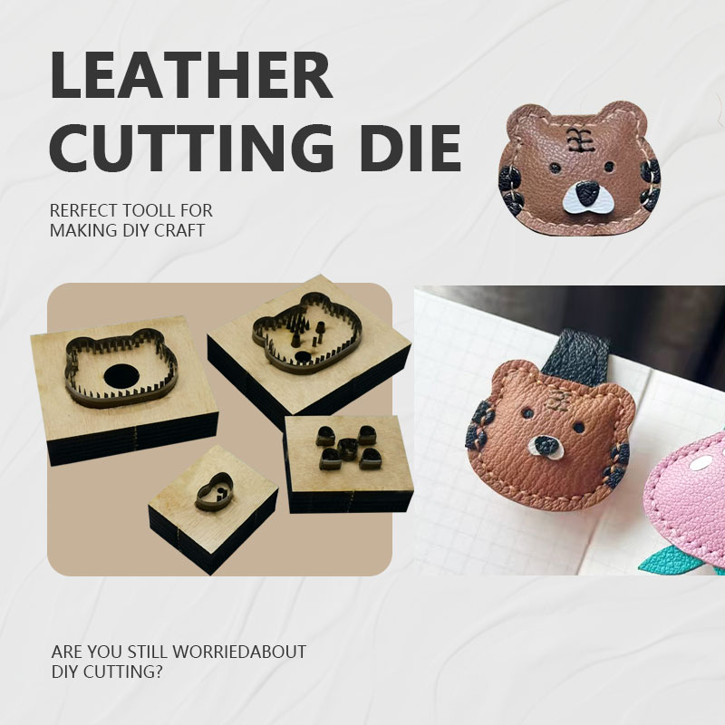 Leatherwork Templates - Set Pisau Kulit Empat Buah Tiger,