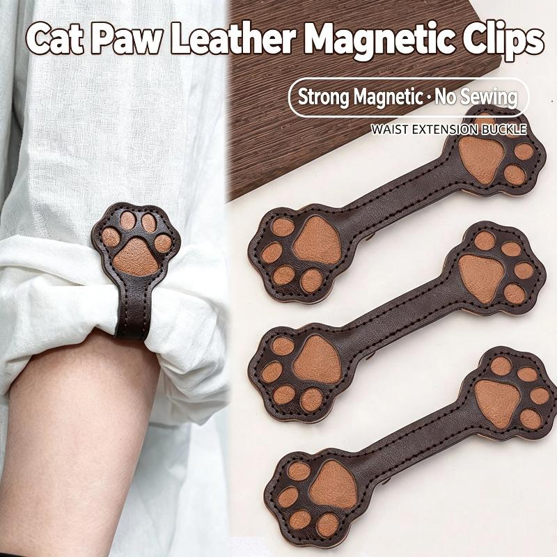 Leather Work Is - 2 PCS Klip Lengan Magnetik Kulit