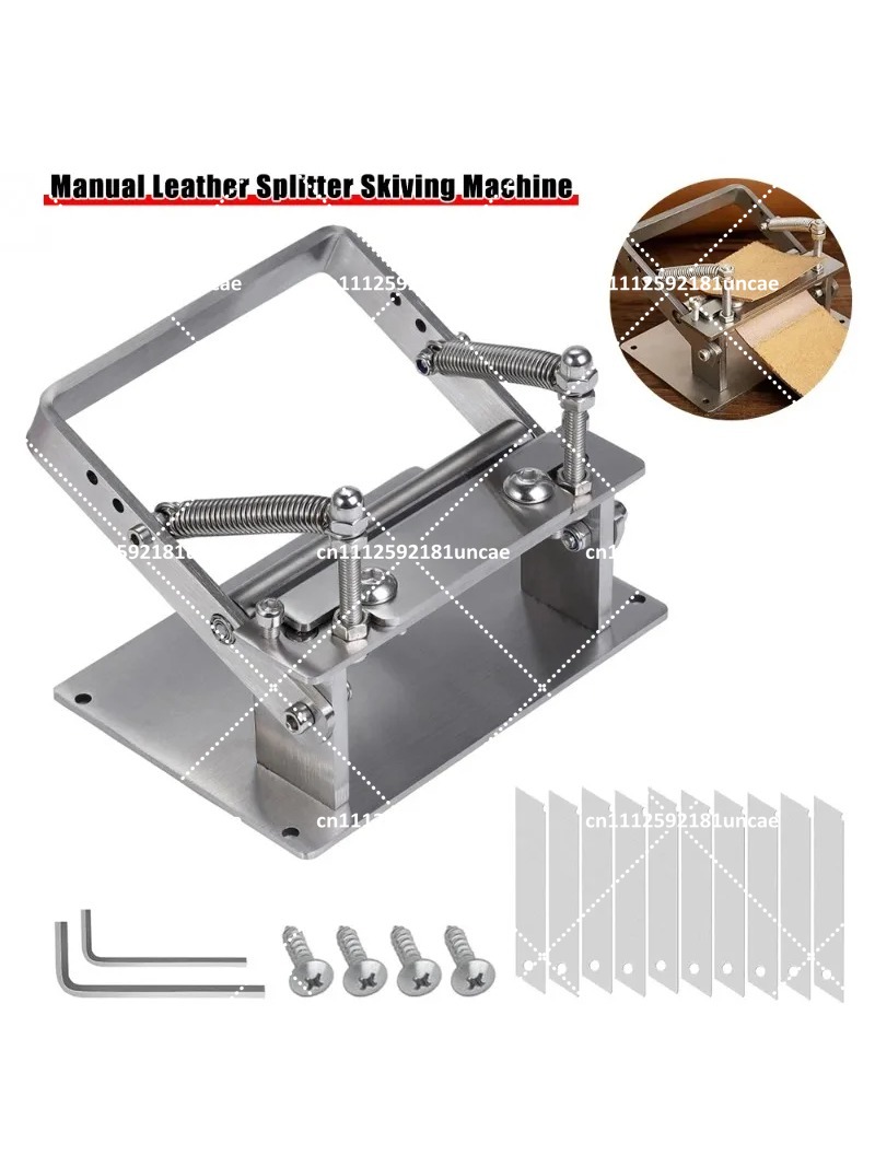 Leatherwork Manual - Mesin Pengupas Kulit Manual dari Baja