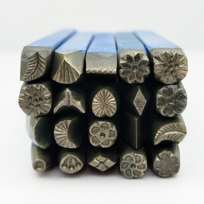 Leatherwork Flowers - Cetakan Logam 5.5mm 20pcs untuk Kerajinan