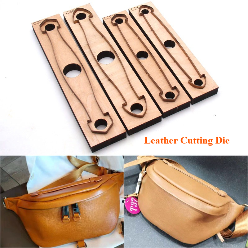 Leatherwork Templates - Cetakan Pemotong Kulit Bentuk Gagang, Cetakan