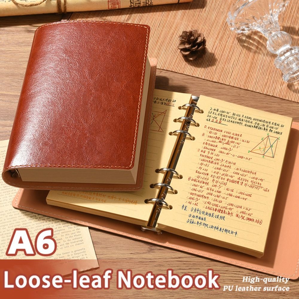 Leather Work Notepad - Buku Catatan A5/A6 Baru, Jurnal Perjalanan