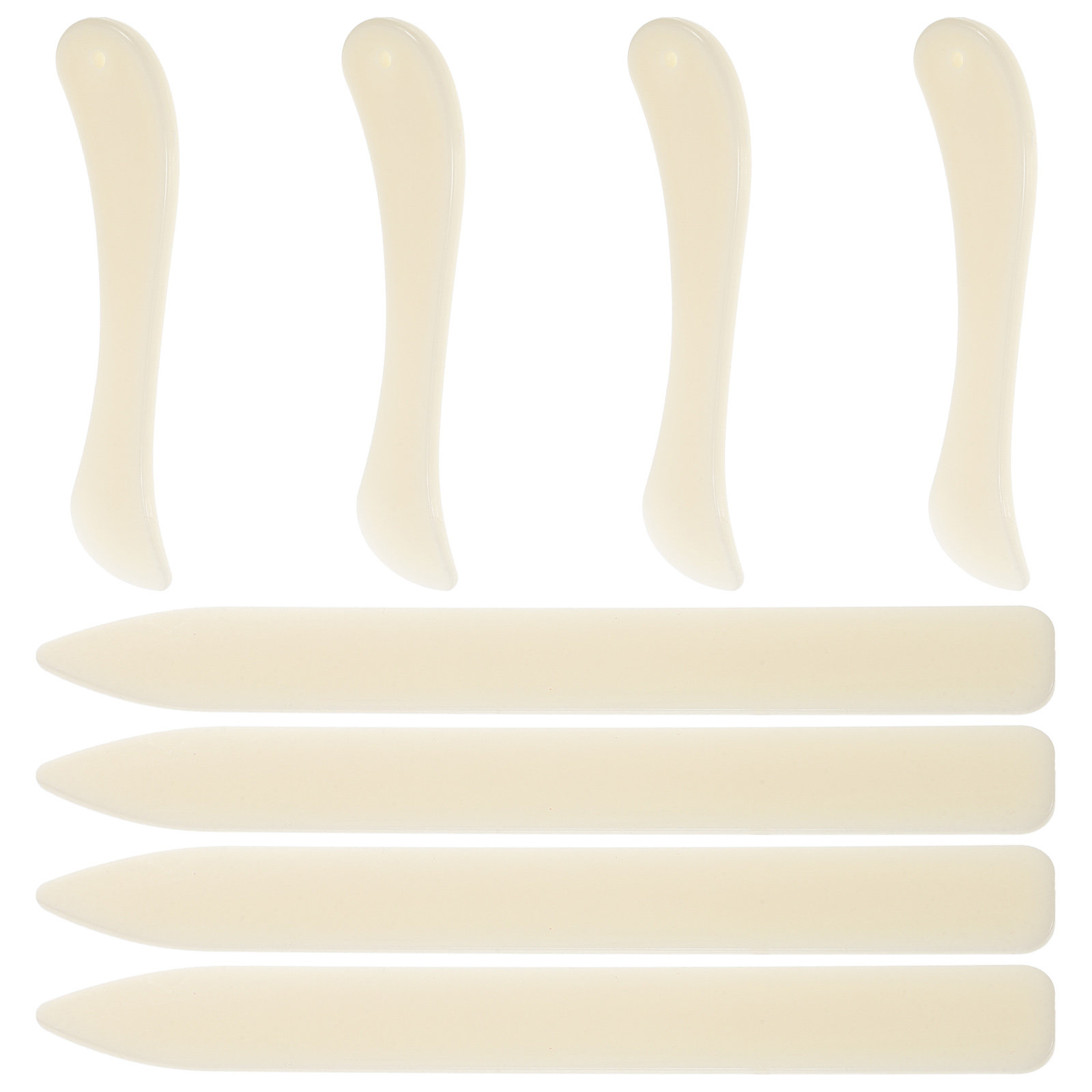 Bone Folder Tool - 8Pcs Alat Lipat Kertas Plastik Bone