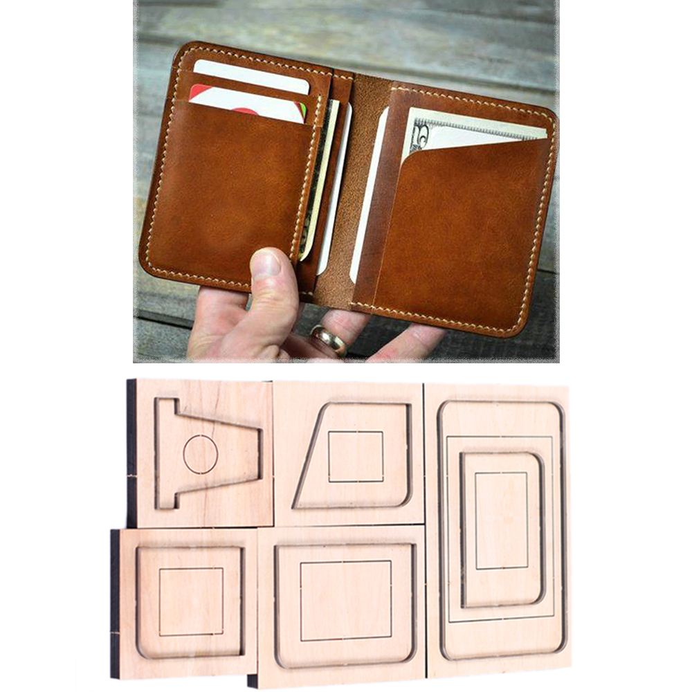 Leatherwork Patterns - DIY kulit kerajinan sederhana tempat kartu