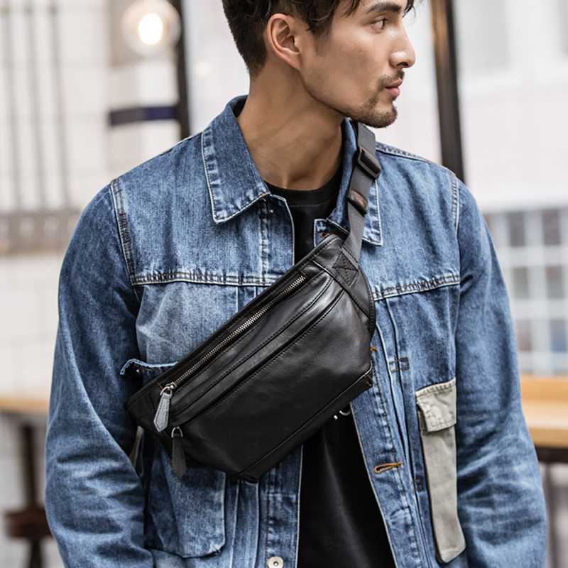 Leatherwork Belt - Tas Pinggang Kulit Asli Pria Fashion