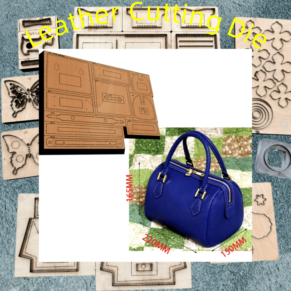 Leatherwork Flowers - Cetakan Tas & Dompet Kayu XF145,