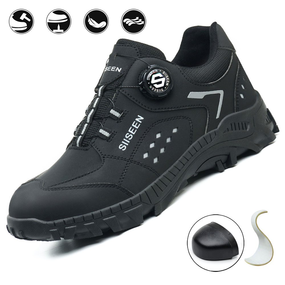 Leatherwork Workshop - Sepatu Safety Kepala Baja Pria Sol