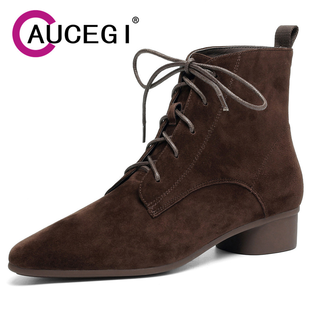 Leatherwork Manual - Aucegi Sepatu Bot Ankle Sederhana Wanita