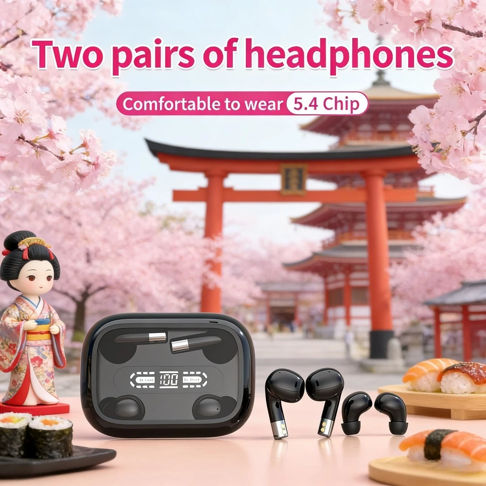 Leatherwork Manual - Earbud Nirkabel Peredam Kebisingan Suara HD