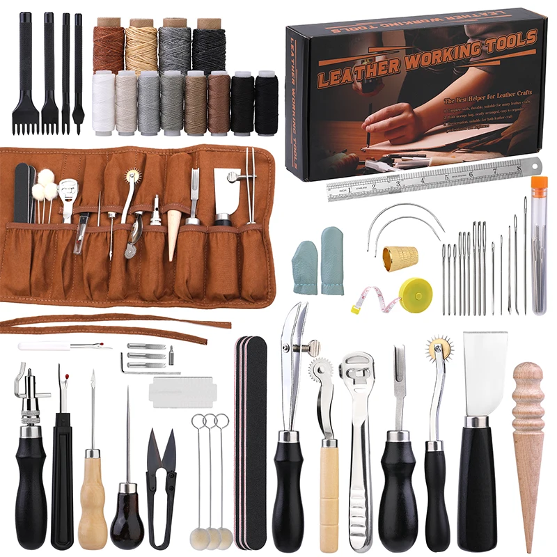 Leatherwork Thread - KRABALL Kit Alat Kerajinan Kulit Profesional