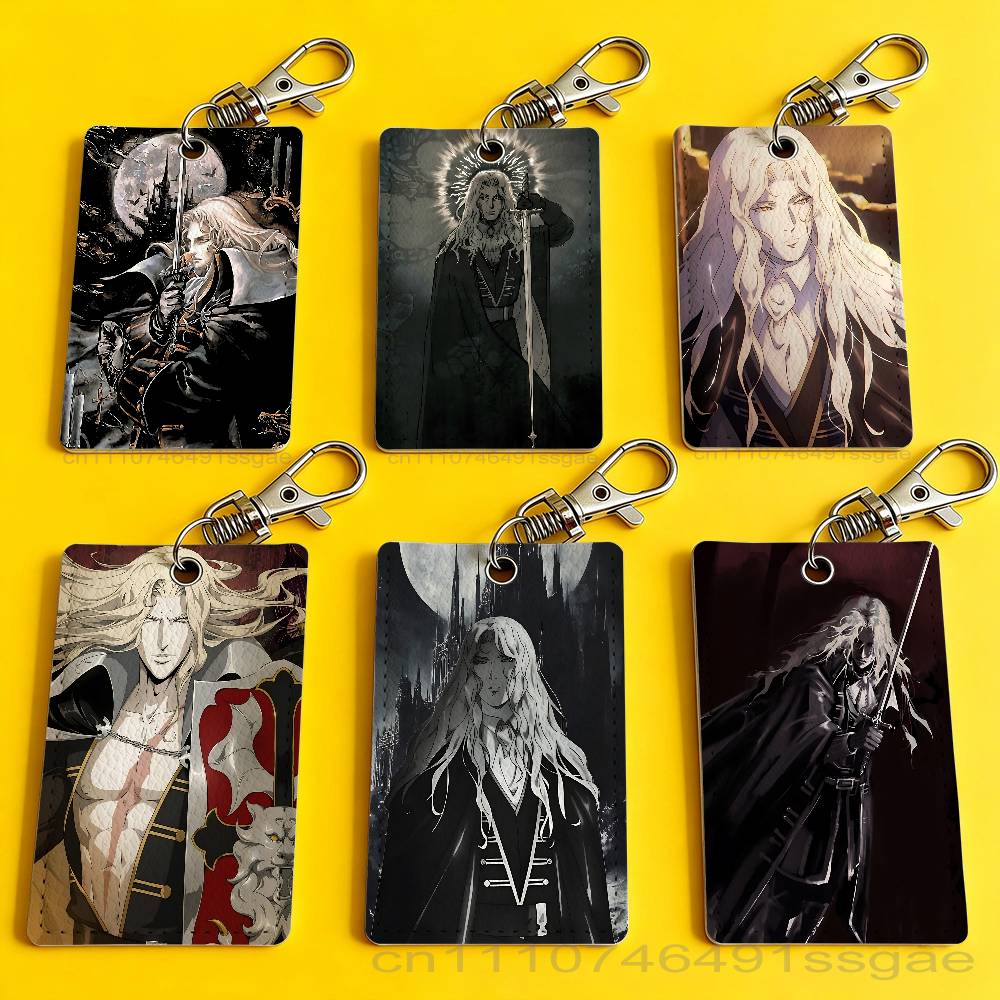 Leather Work Is - Gantungan Kunci Tempat Lencana Game C-castlevania