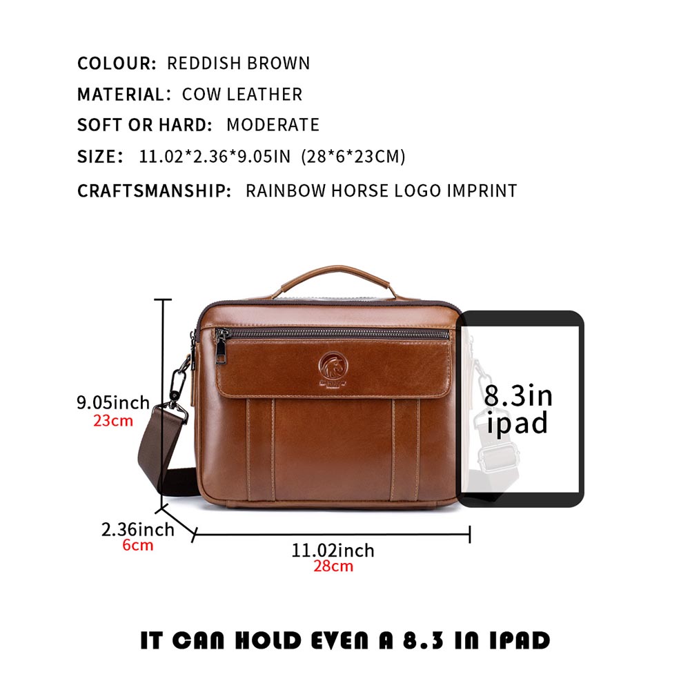 Tas selempang mini pria baru,  - Leatherwork Thread ulasan dan harga