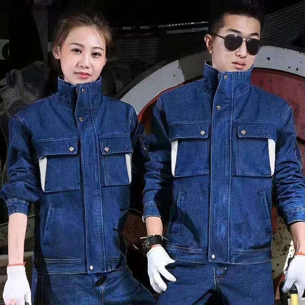Jeans Pakaian Kerja Pakaian La - Leather Work Overalls ulasan dan harga