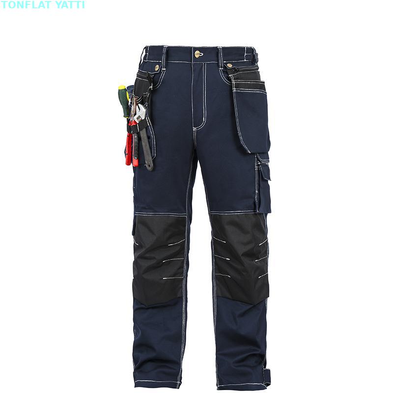 Celana Kerja Multi Saku Tahan  - Leather Work Overalls ulasan dan harga