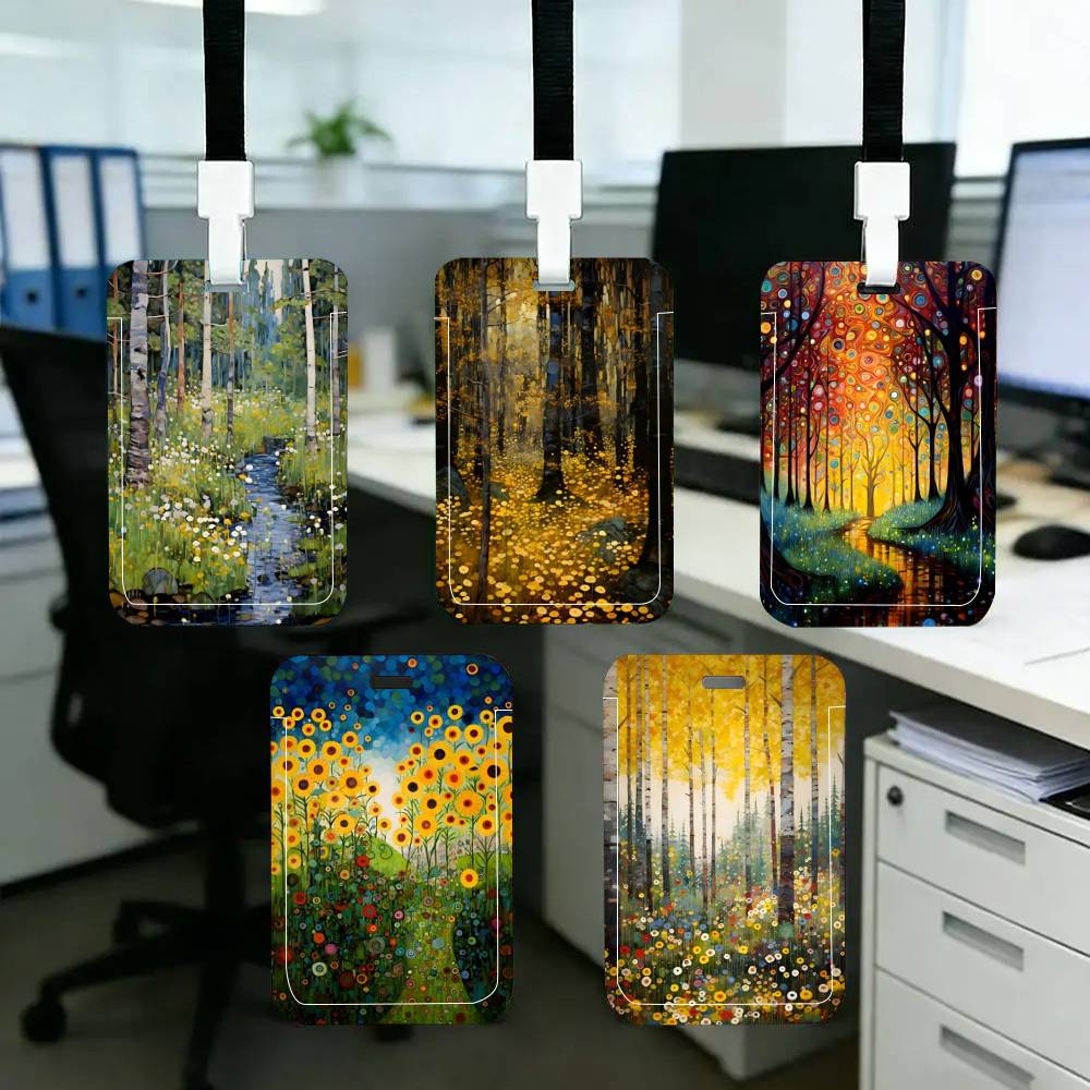 Tempat Kartu ID Motif Bunga Mo - Leatherwork Flowers ulasan dan harga