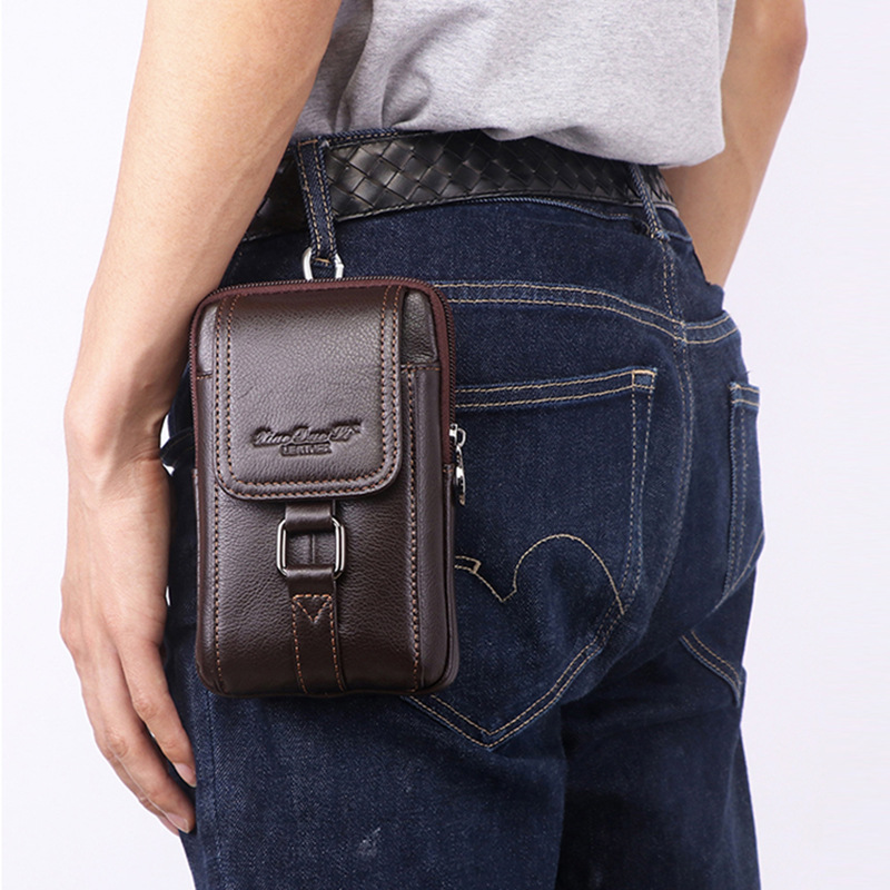 Tas selempang kulit asli pria, - Leatherwork Belt ulasan dan harga