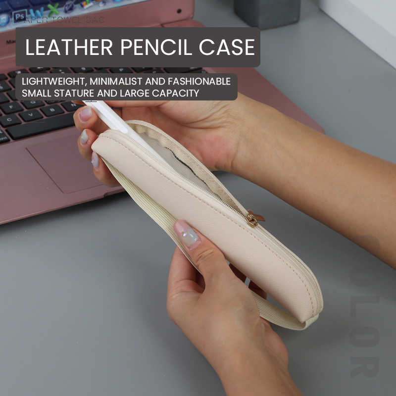 Tempat pena kulit Pu, tempat p - Leather Work Notepad ulasan dan harga