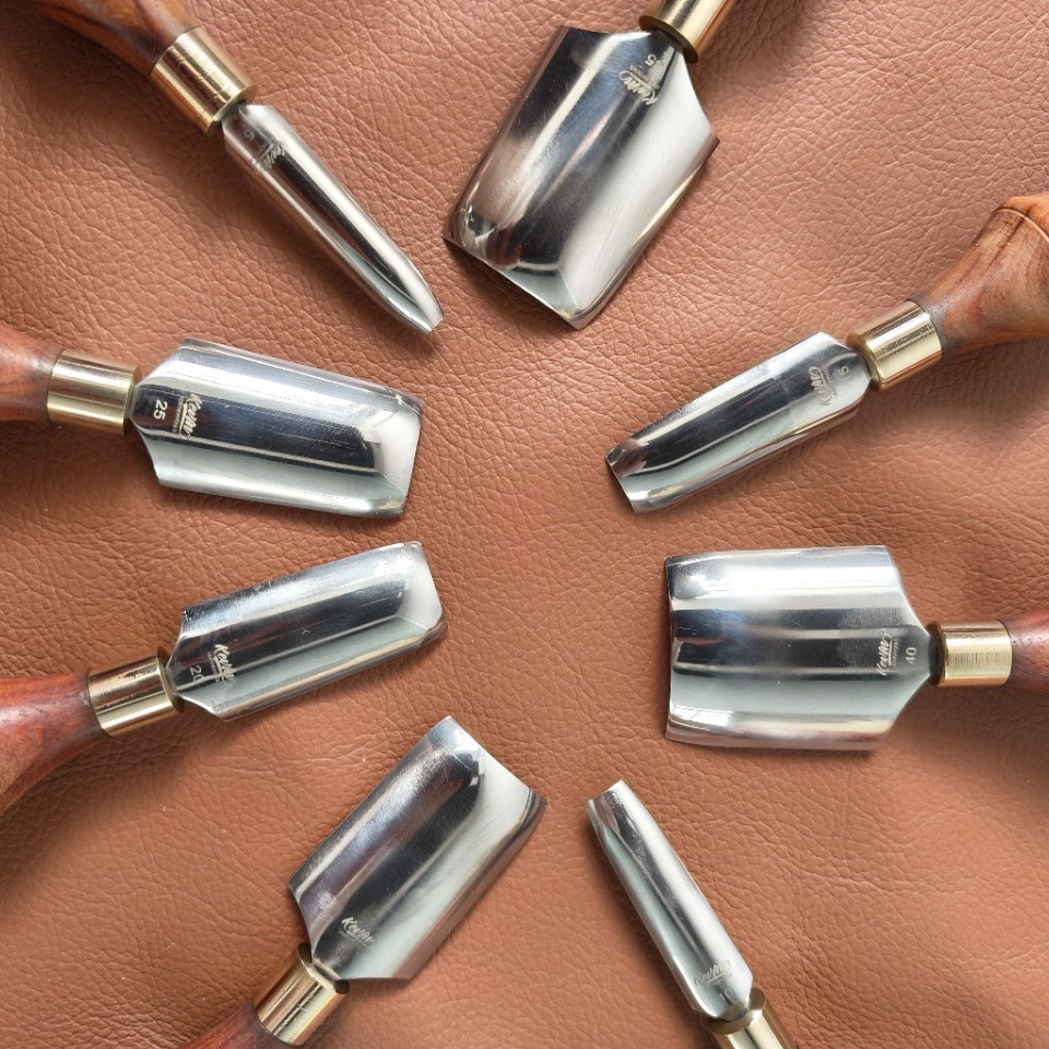 Alat Kerja Kulit Buatan Tangan - Round Knife Leatherwork ulasan dan harga