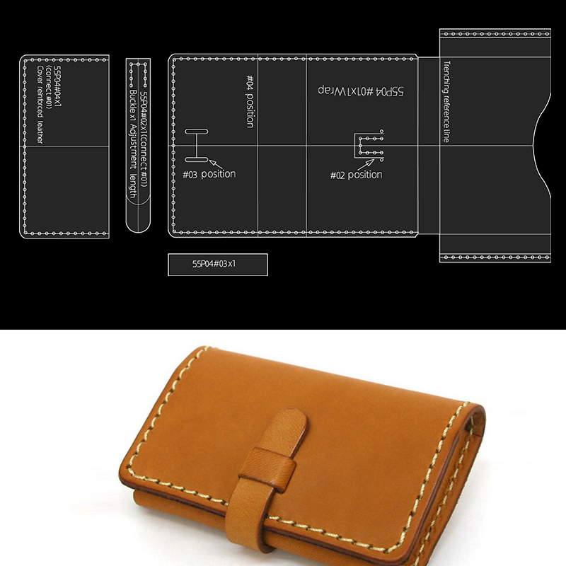 YOMDID 4 buah dompet cetakan a - Leatherwork Patterns ulasan dan harga