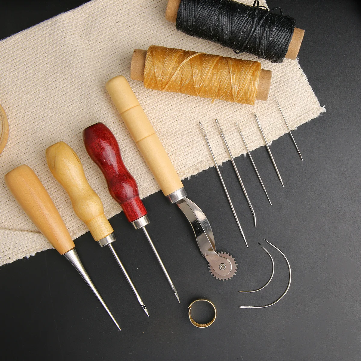 Kit jahit kerajinan kulit, ala - Leatherwork Thread ulasan dan harga