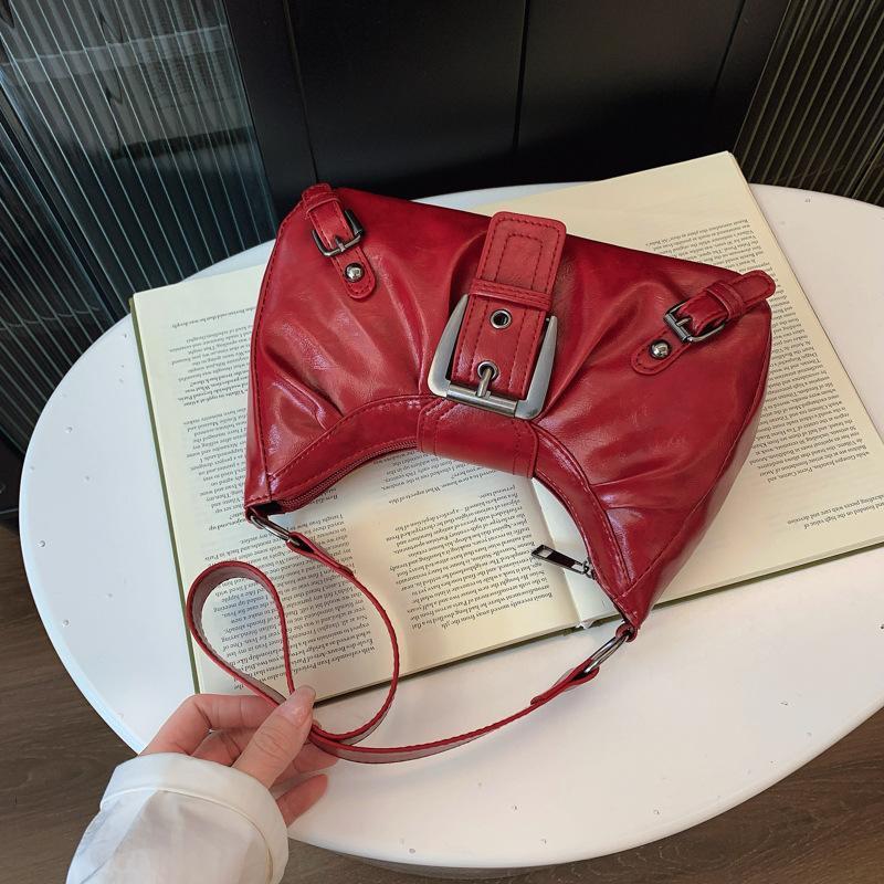 Tas Selempang Kulit Lipit Retr - Leatherwork Workshop ulasan dan harga