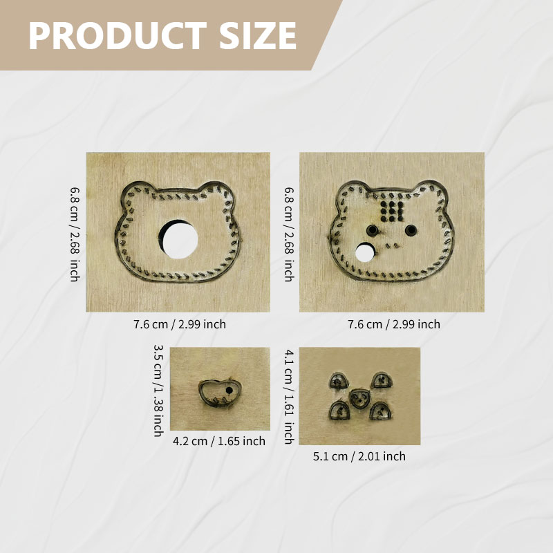 Set Pisau Kulit Empat Buah Tig - Leatherwork Templates ulasan dan harga