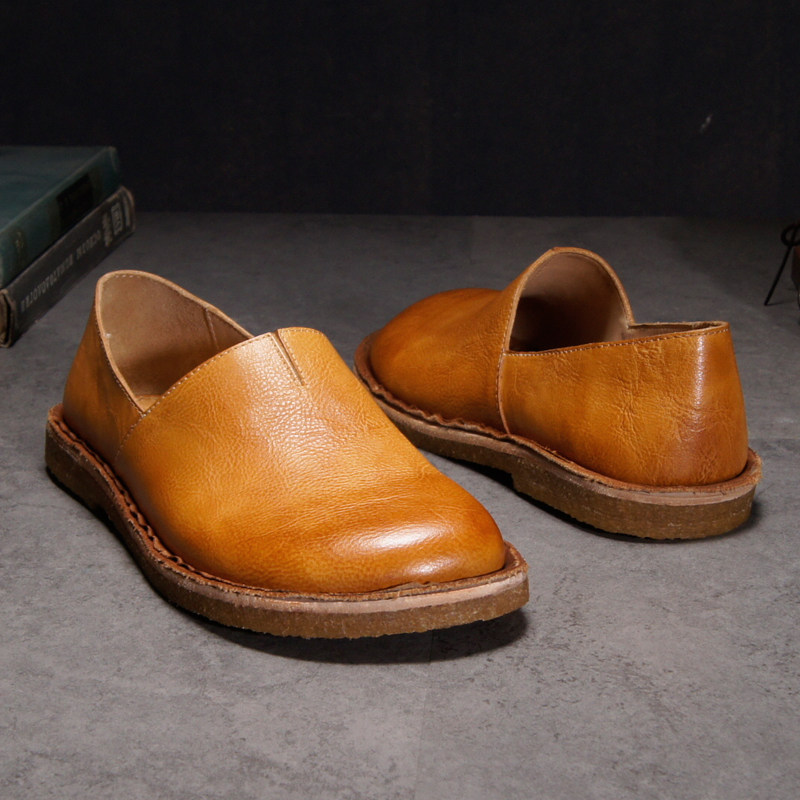Sepatu Kulit Retro Buatan Tang - Leather Work Is ulasan dan harga