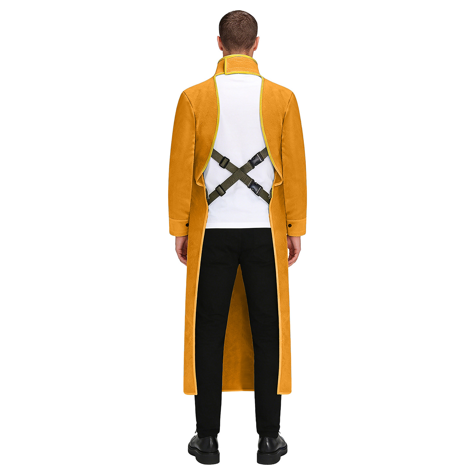 Jaket Apron Pelindung Las List - Leather Work Overalls ulasan dan harga