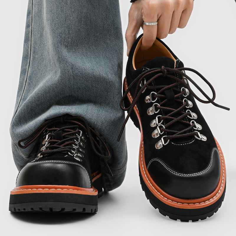 Sepatu Derby Kerja Pria Model  - Leatherwork Thread ulasan dan harga