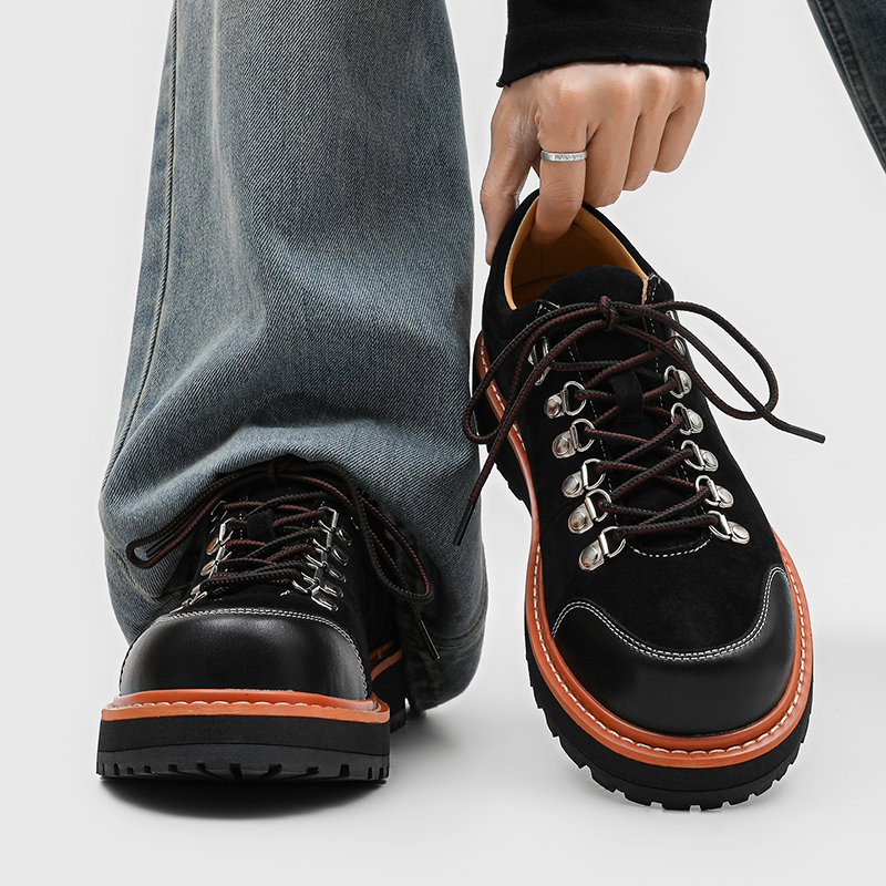 Sepatu Derby Kerja Pria Model  - Leatherwork Thread ulasan dan harga