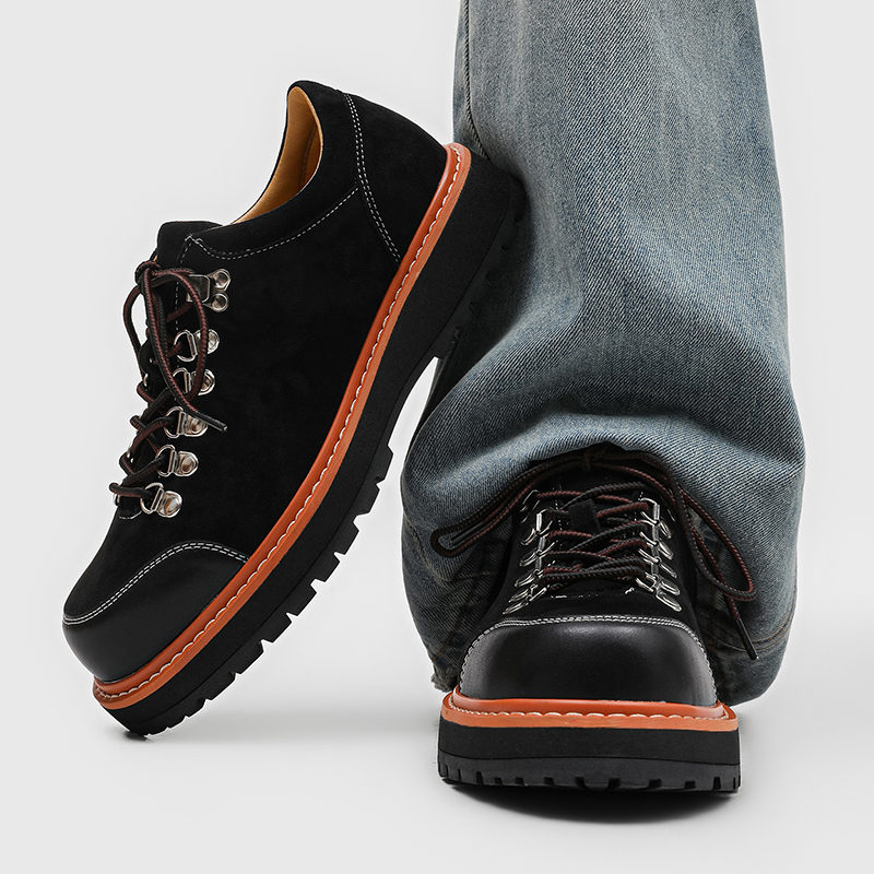 Sepatu Derby Kerja Pria Model  - Leatherwork Thread ulasan dan harga