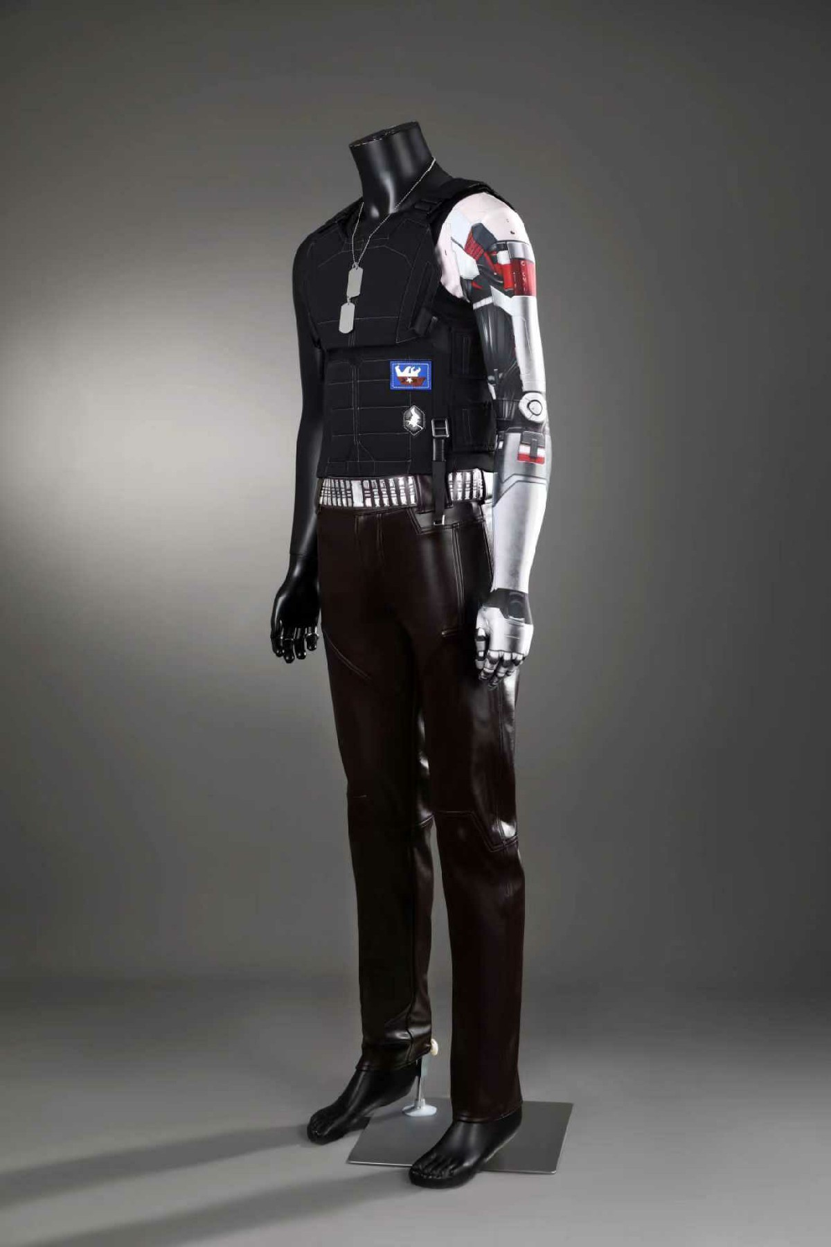 Kostum Cosplay Johnny Silverha - Leather Work Pants ulasan dan harga