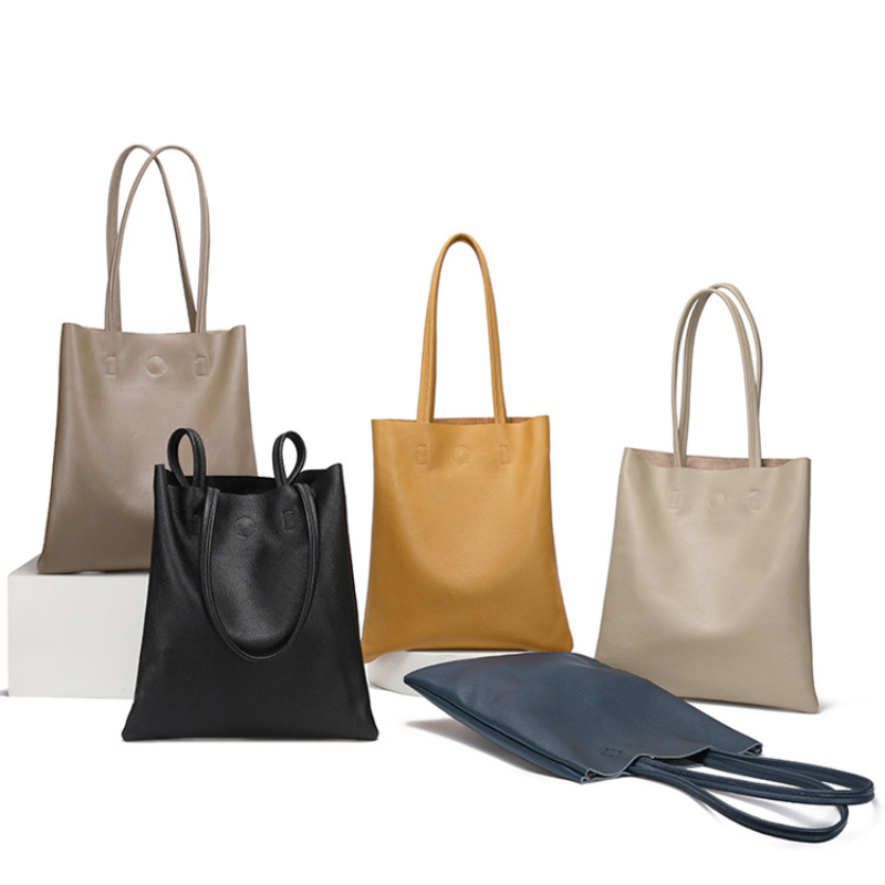 Tas Tote Wanita Kulit Asli Bar - Leatherwork Workshop ulasan dan harga