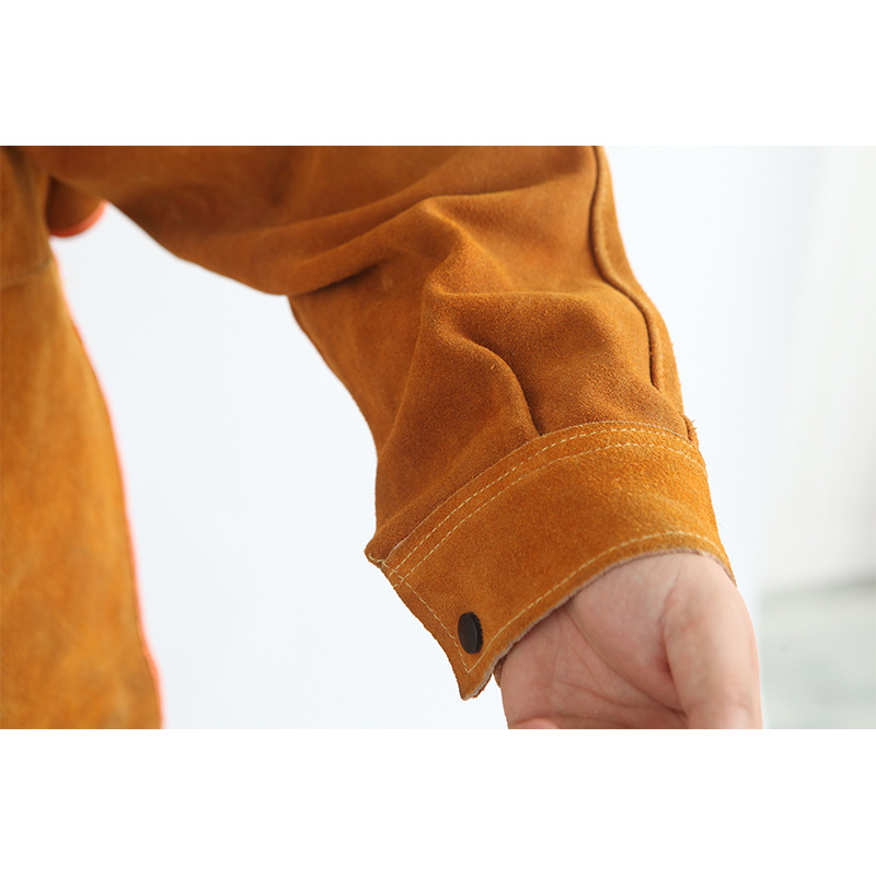 Pakaian Las Kulit Sapi, Setela - Leather Work Overalls ulasan dan harga