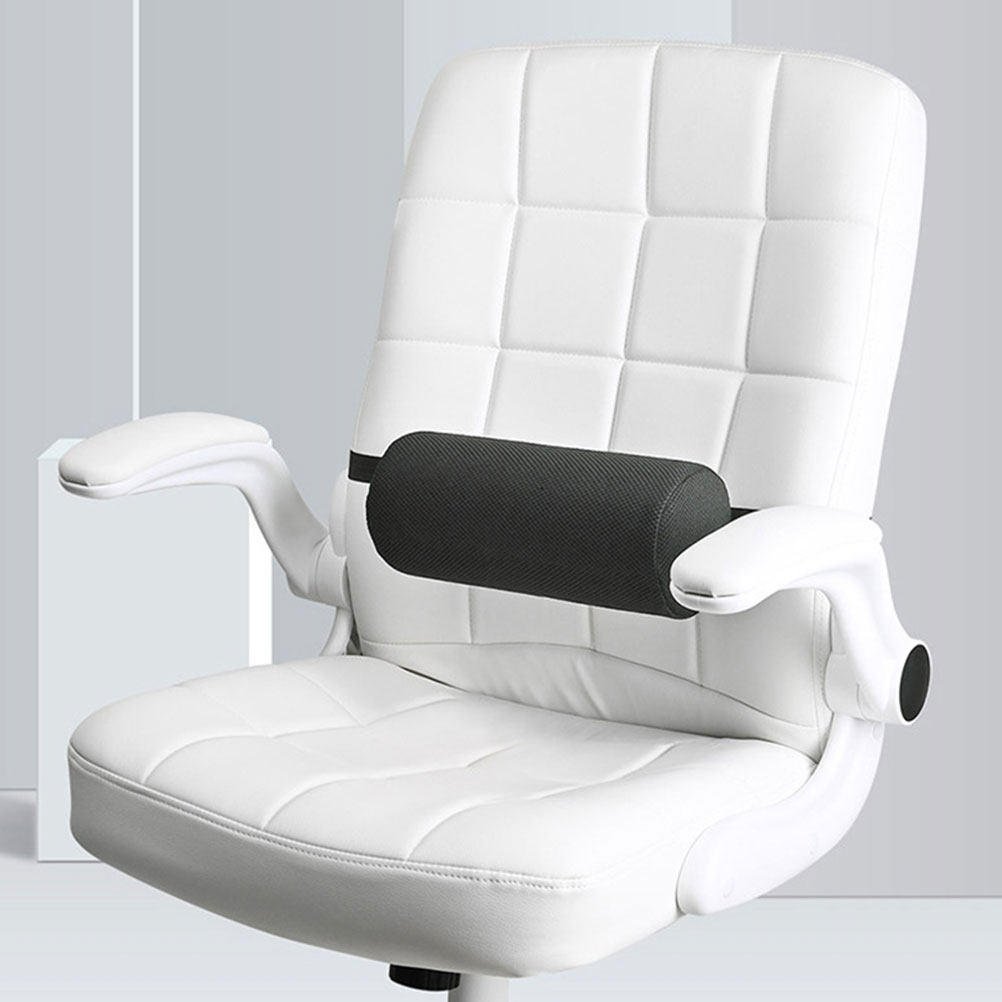 Bantal Lumbar Silinder Hitam B - Leatherwork Flowers ulasan dan harga