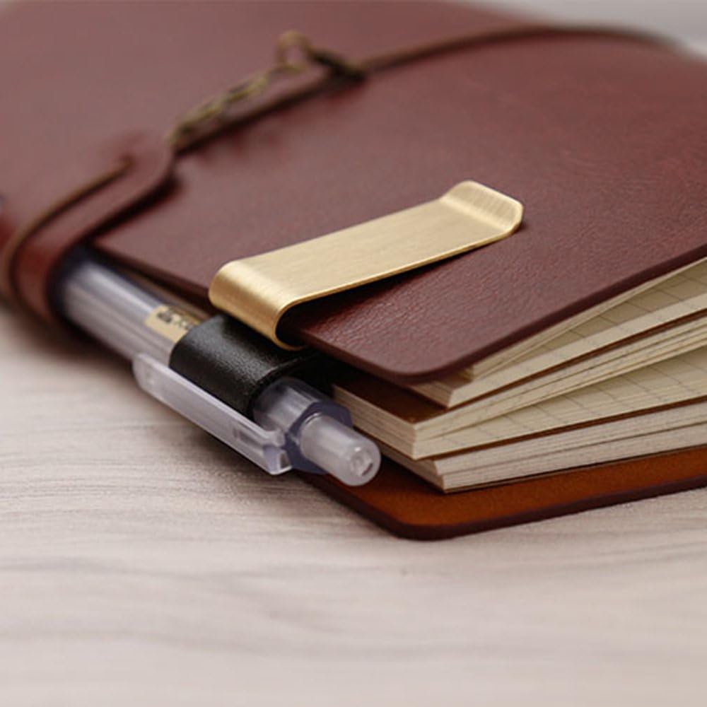Penjepit Pena Kulit Asli Kunin - Leather Work Notepad ulasan dan harga