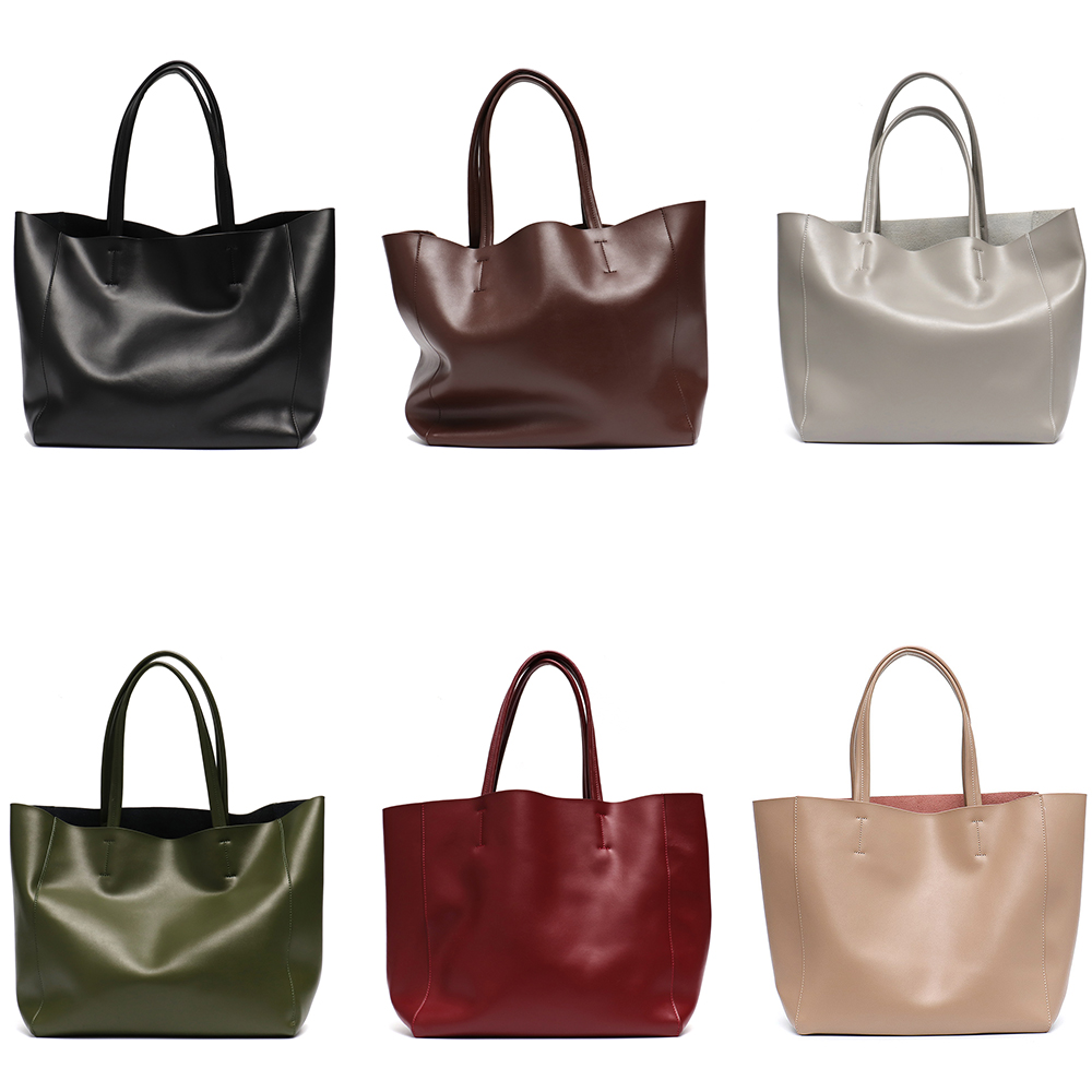 Tas Tote besar minimalis wanit - Leatherwork Workshop ulasan dan harga