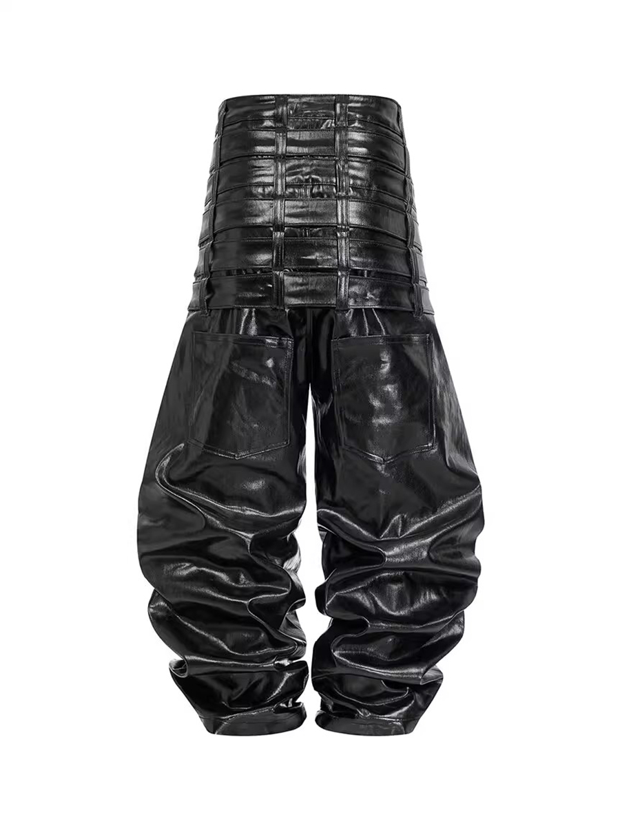 Mauroicardi Celana Sabuk Putar - Leather Work Pants ulasan dan harga