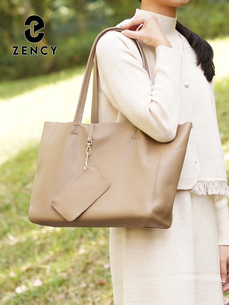Zency Tas Tote Besar Kulit Asl - Leatherwork Workshop ulasan dan harga