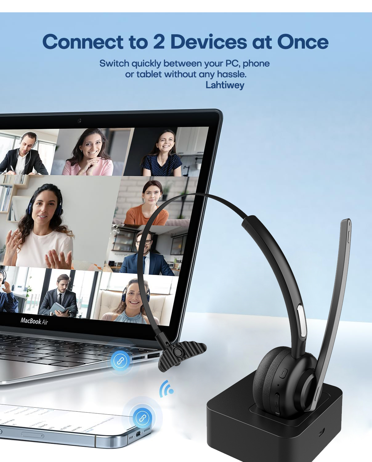 Headset Bluetooth, Headset Nir - Leatherwork Manual ulasan dan harga