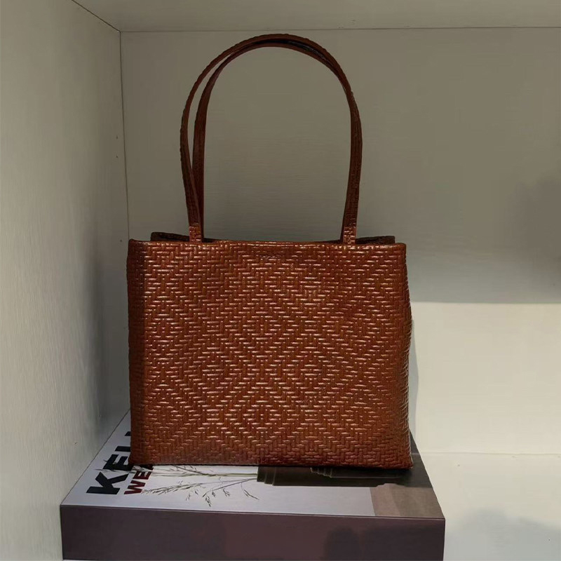 Tas Tote Mendy Kulit Asli Anya - Leatherwork Workshop ulasan dan harga