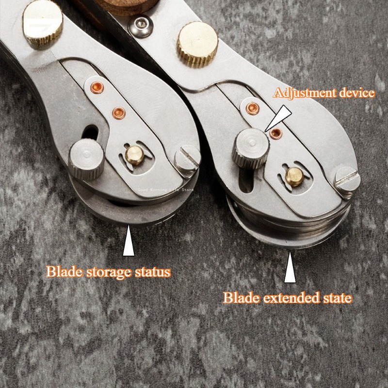 Pisau Rol Logam Kecil Baja Tah - Round Knife Leatherwork ulasan dan harga