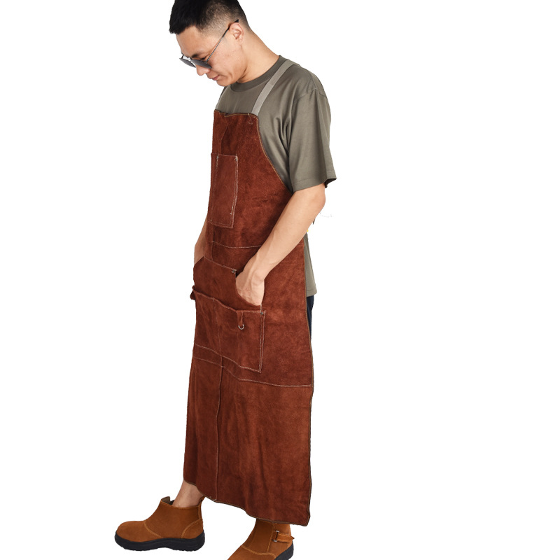 Setelan Las Kulit Sapi Celemek - Leather Work Overalls ulasan dan harga