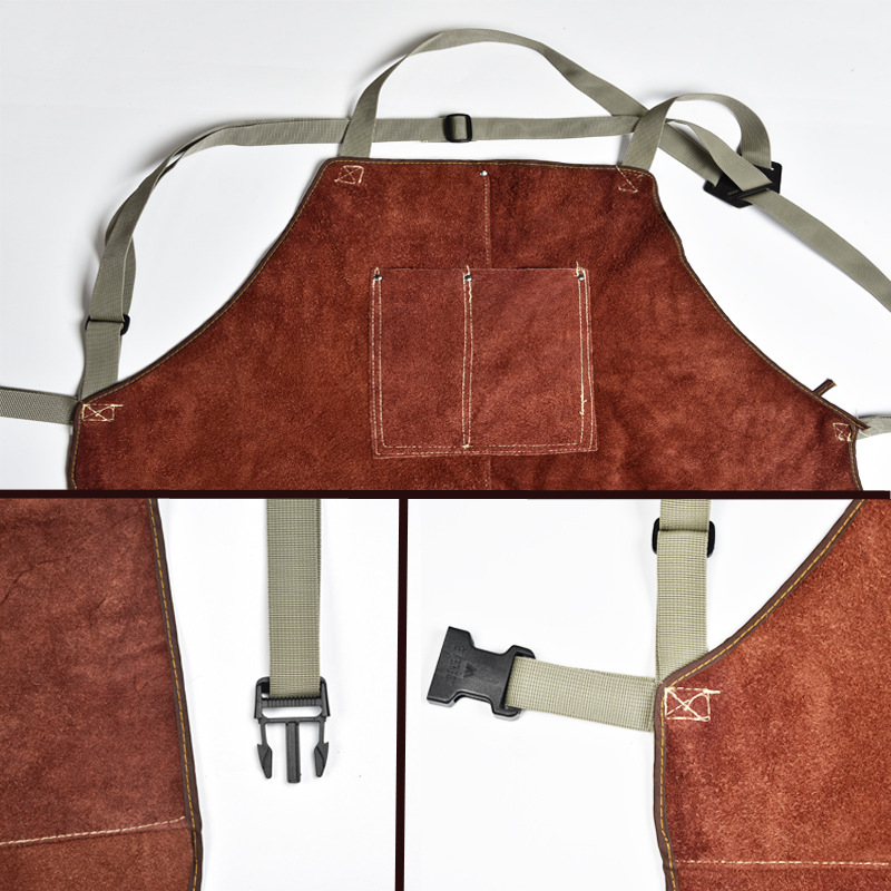 Setelan Las Kulit Sapi Celemek - Leather Work Overalls ulasan dan harga