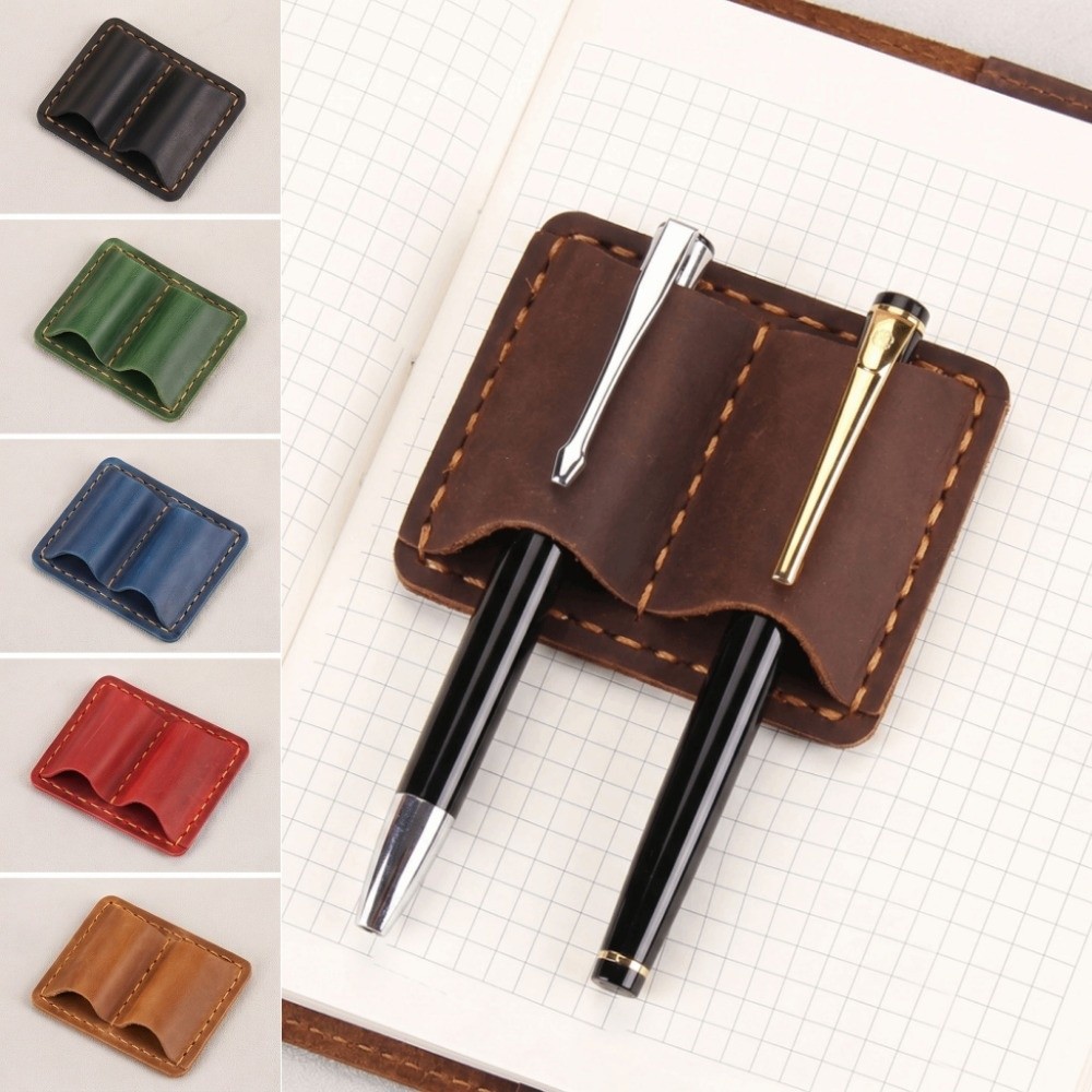 Tempat Pena Kulit Vintage Gand - Leather Work Notepad ulasan dan harga