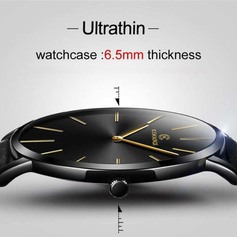 Jam Tangan Pria Ultra Tipis Me - Leatherwork Belt ulasan dan harga