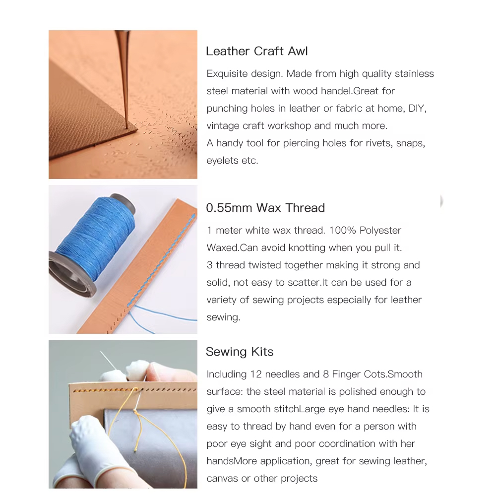 Wuta Profesional Kerajinan Kul - Leatherwork Thread ulasan dan harga