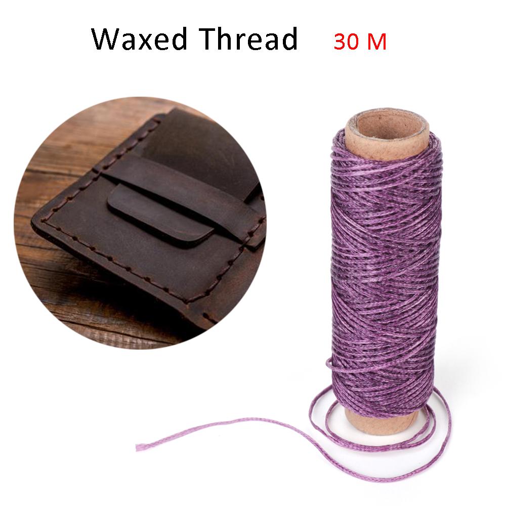 Benang lilin 30m/rol, tali tal - Leatherwork Thread ulasan dan harga
