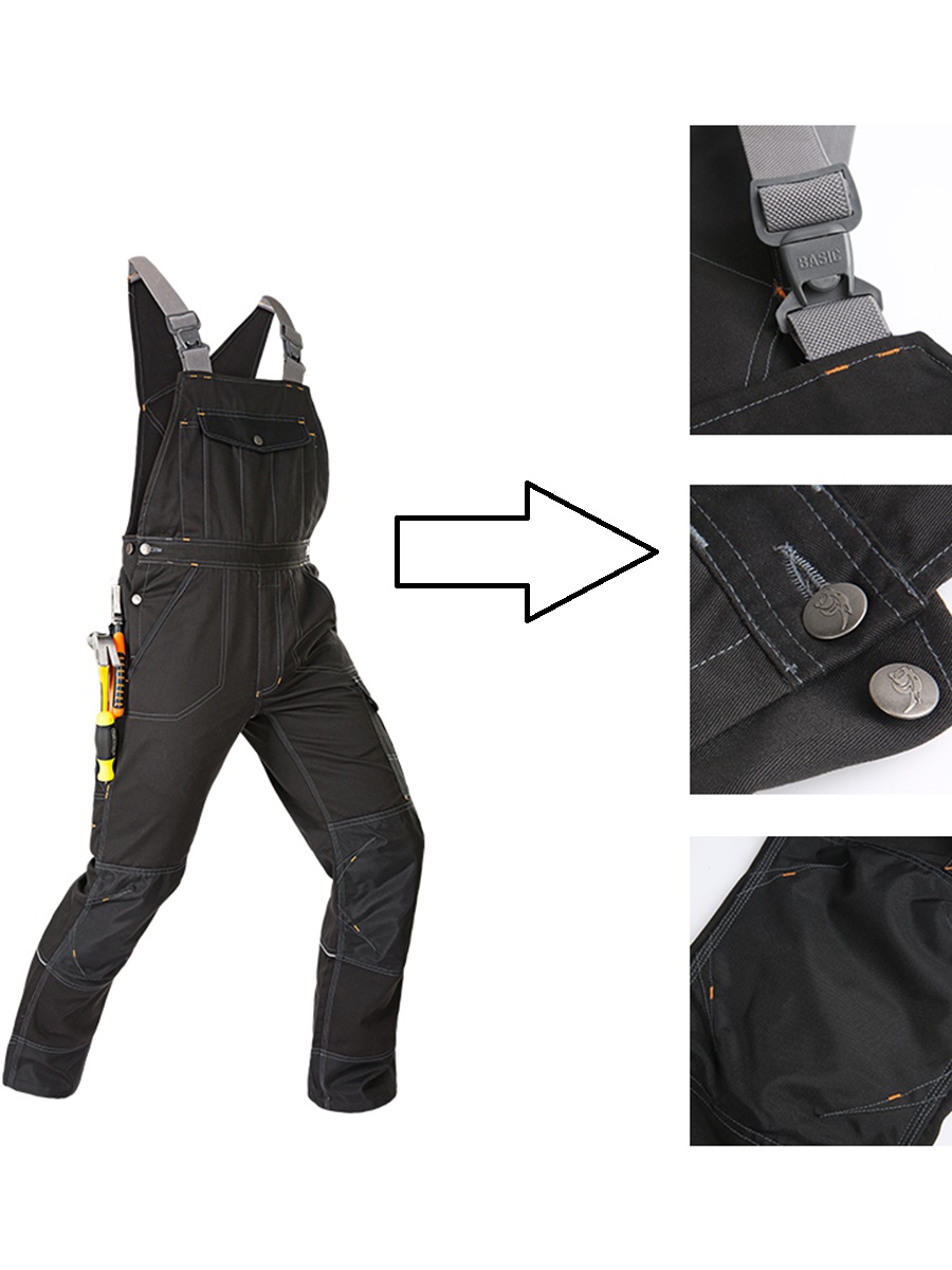 Pakaian kerja all-in-one pria, - Leather Work Overalls ulasan dan harga